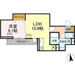 D-room弁天3丁目　A棟の物件間取画像